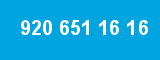 920 651 16 16 920 651 16 16